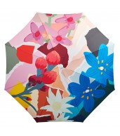 Beach Umbrella - Wildflowers by Leah Bartholomew